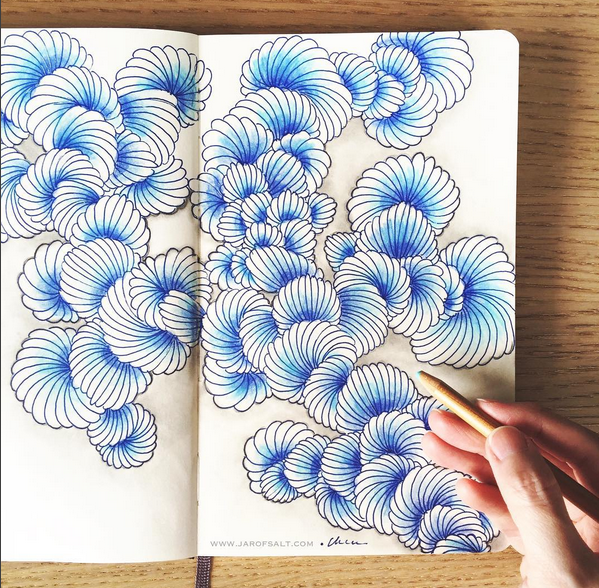 Art by Cherie A.Bitanga (jarofsalt.com). Photo courtesy of Instagram.