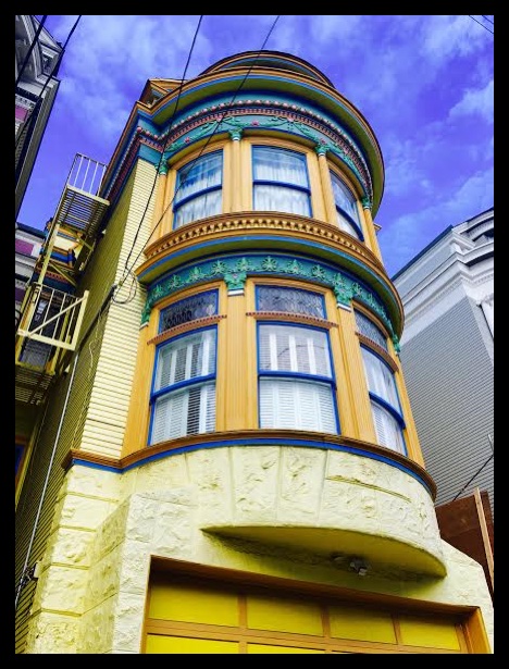 The bright colors of San Francisco architecture in my neighborhood.