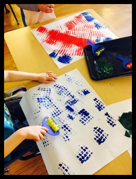 Seeing kids create art without hesitation or doubt.