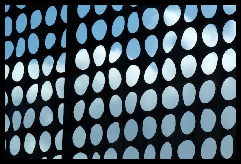 The colors and shapes found at the De Young Museum's Hamon Tower Observation