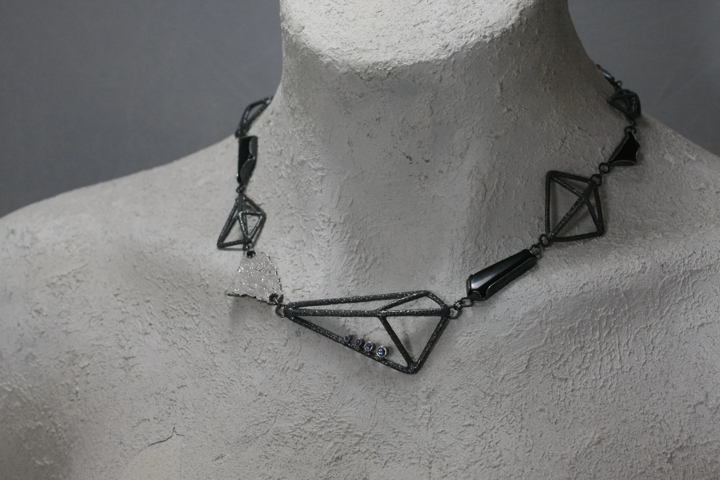  Sterling Silver, Fine Silver, Sapphires 