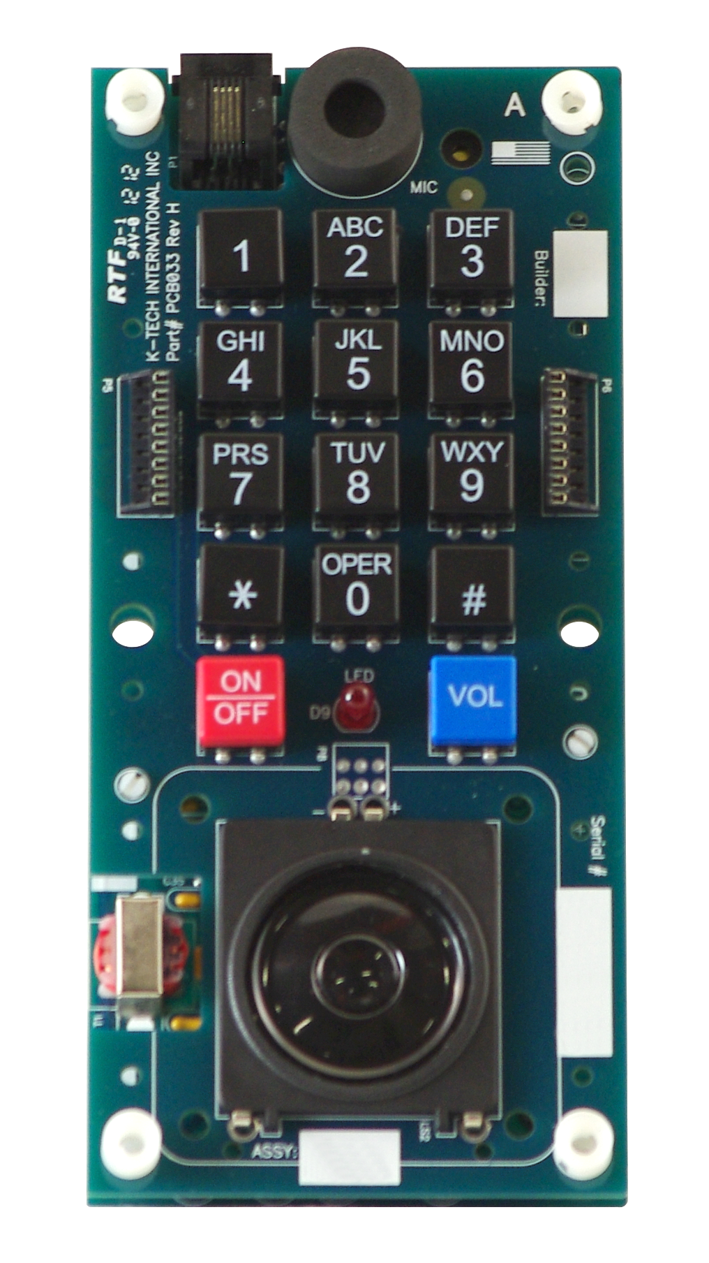 C.O.P. Mount Keypad Phone Mounts behind the C.O.P. Not A.D.A. compliant