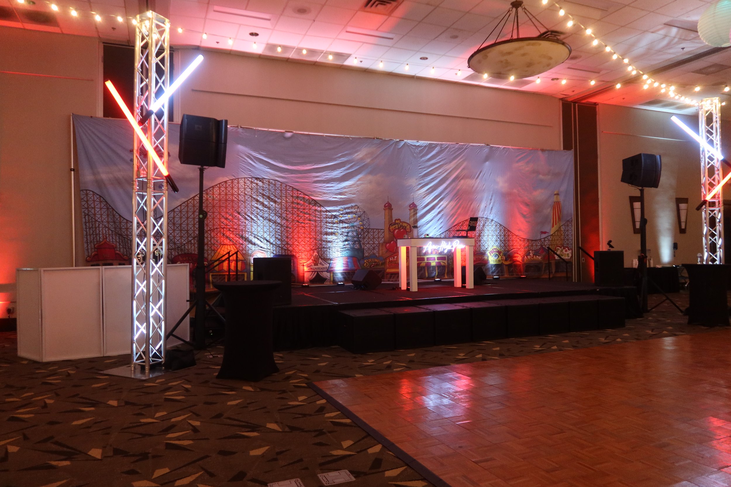 360 LED Lighting for rent near me
