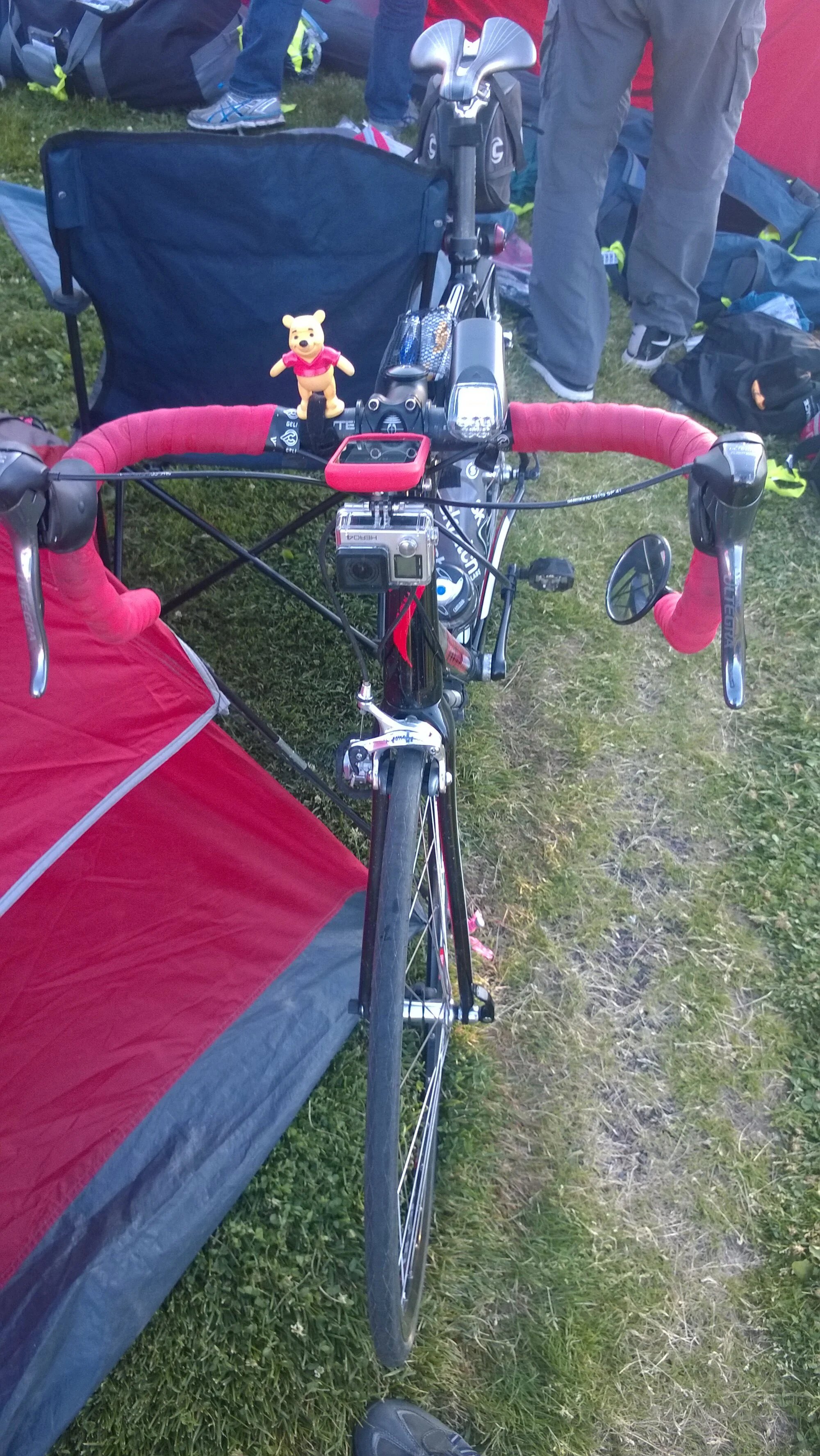 Cockpit view as I started Day 1