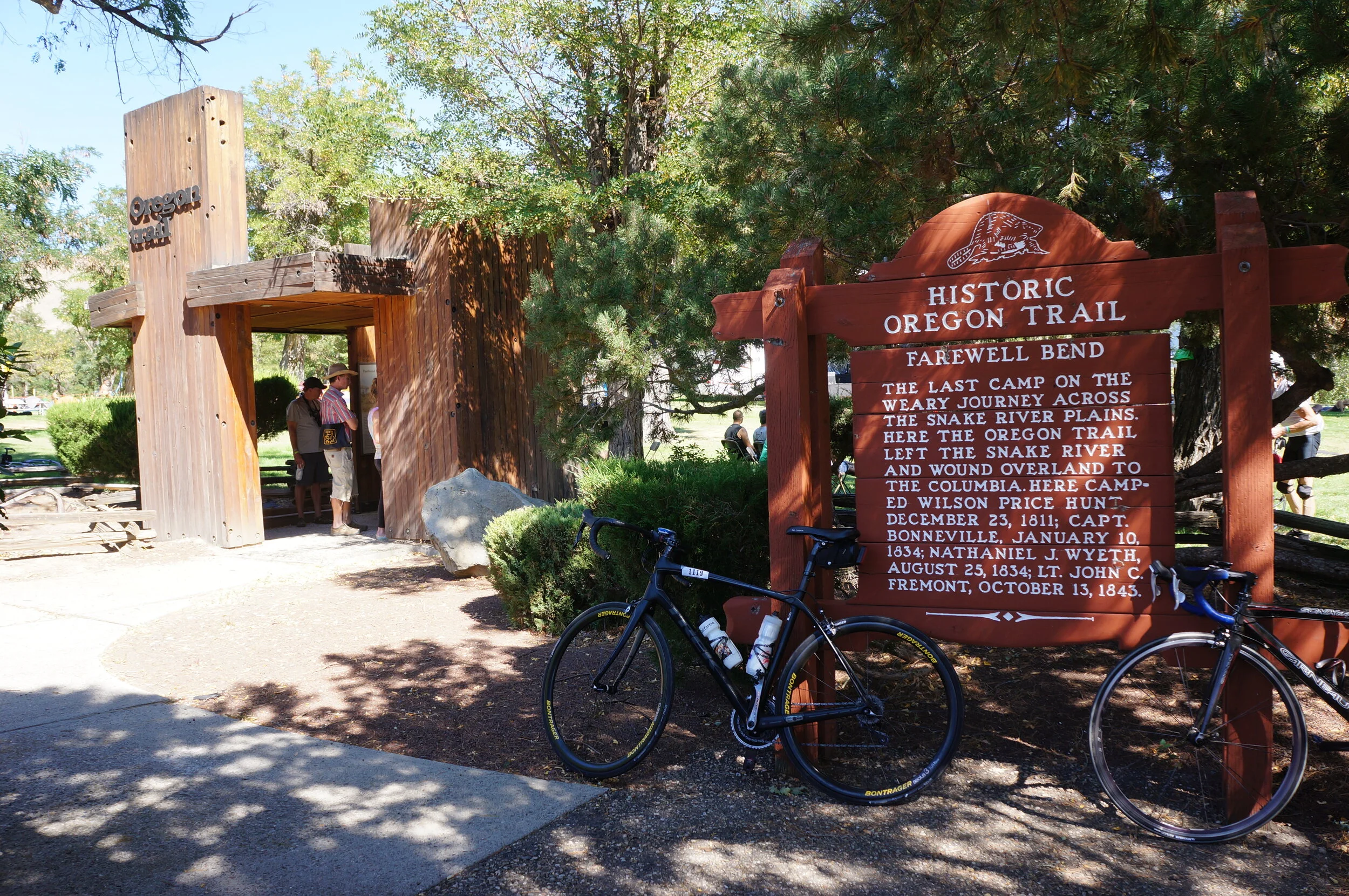  Day 1: Final stop at Farewell Bend State Park. 