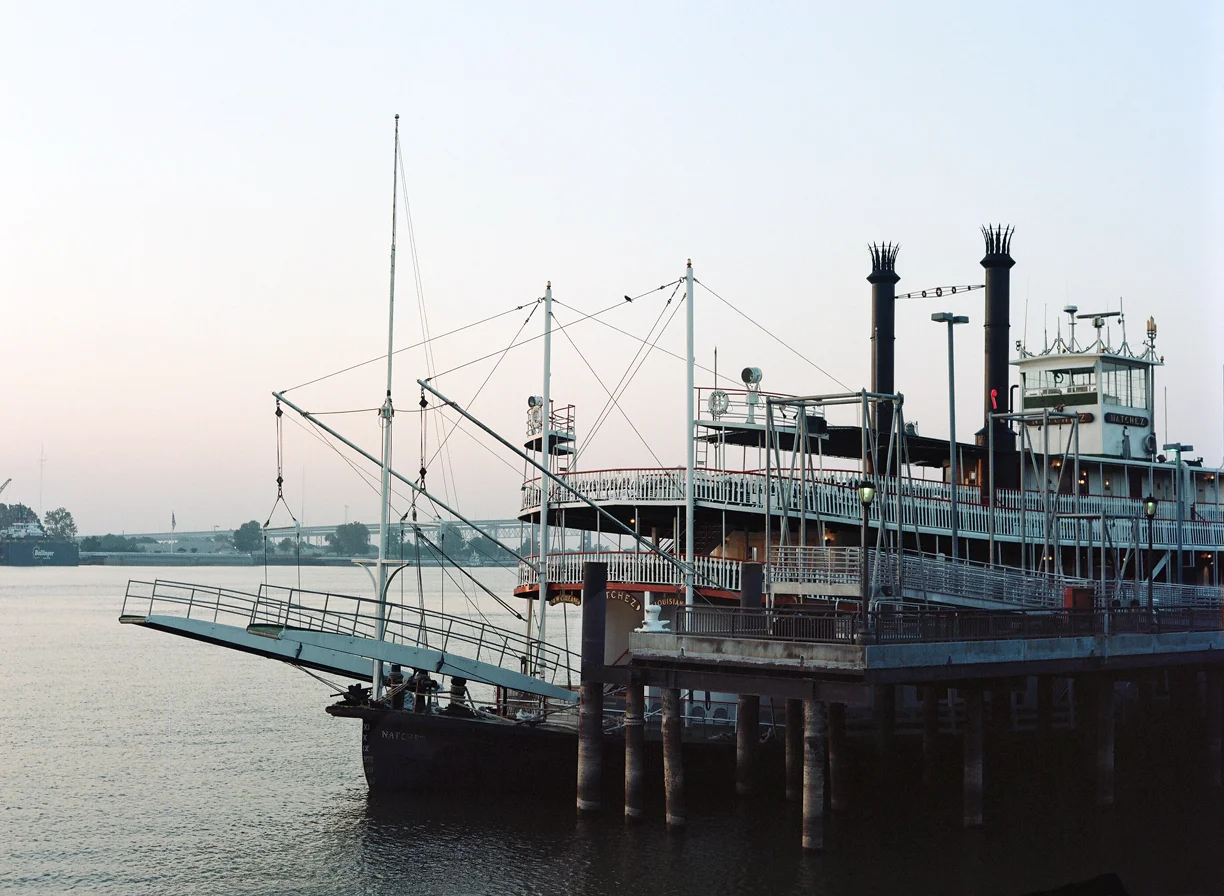 Riverboat Cruise Ship Docked in New Orleans_Dawn_web.jpg