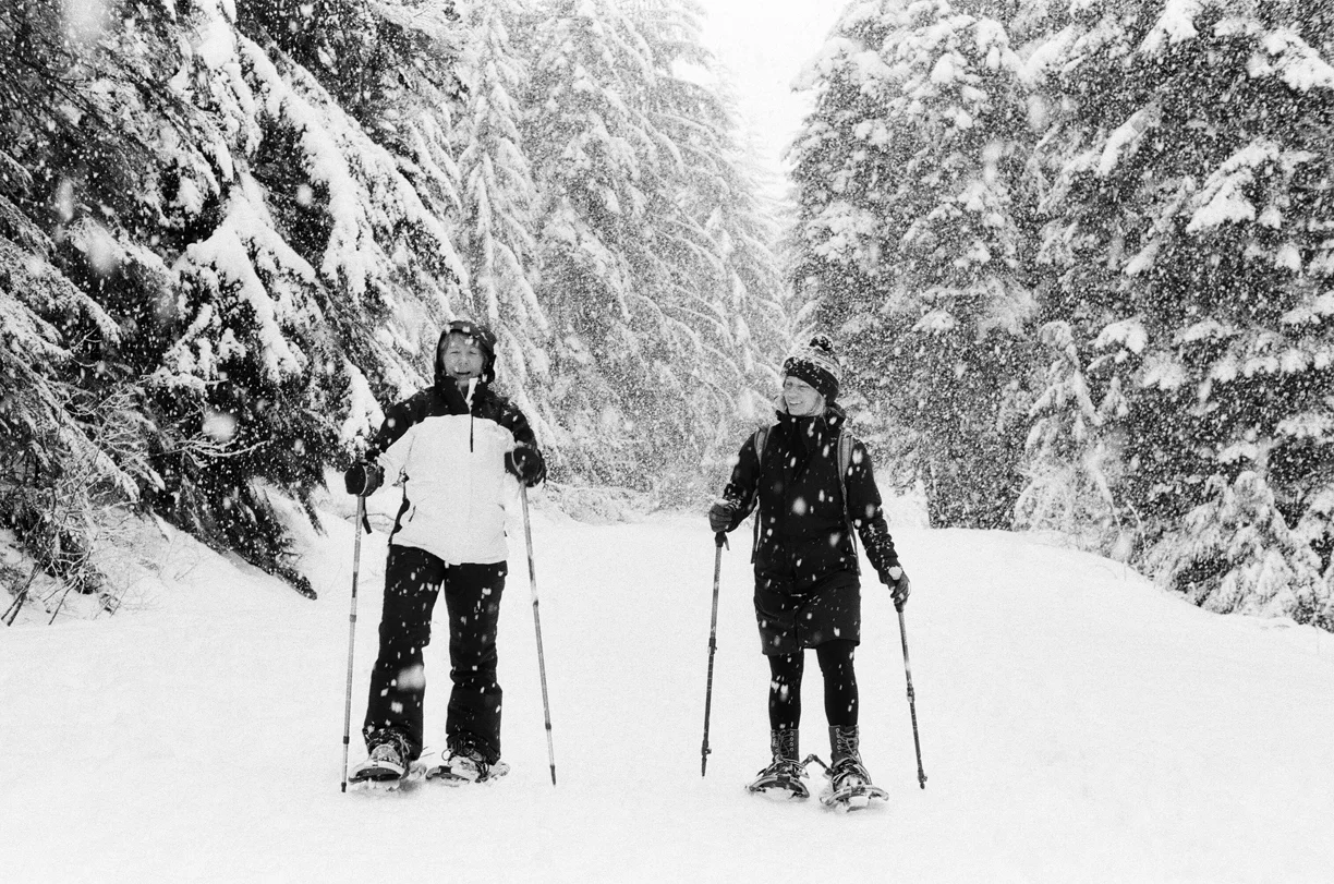 Like mother like daughter_Alli & Mel Closed Eyes Snowshoeing_web.jpg