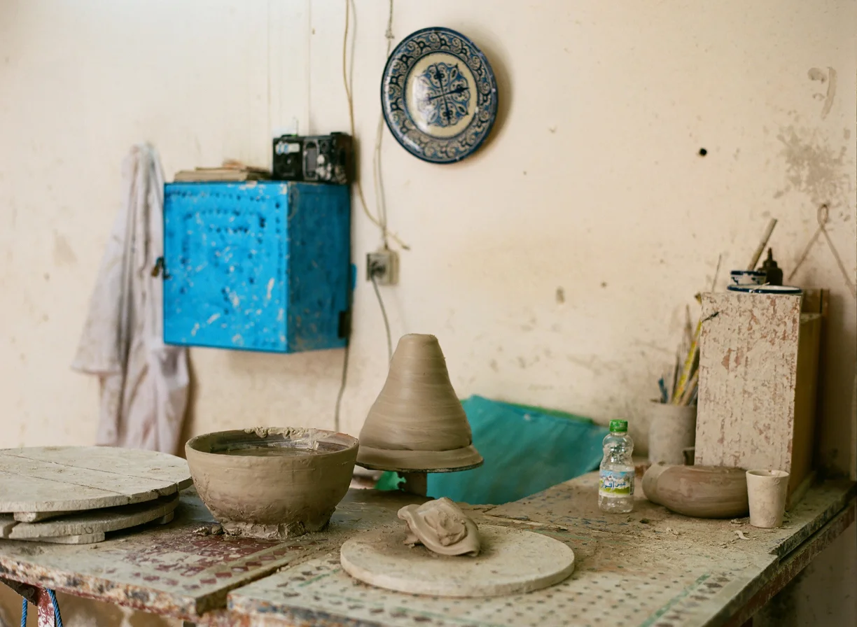 Potter and clay work station at co-op_fez_web.jpg