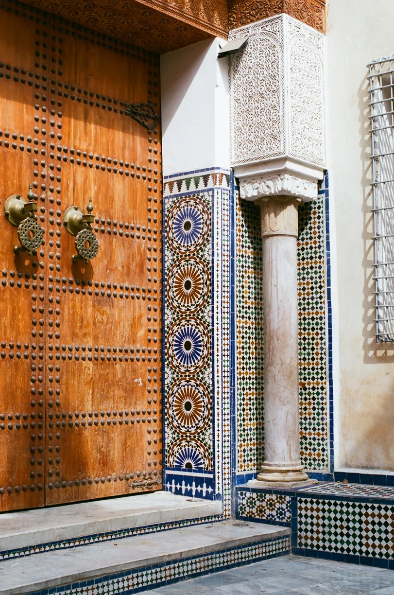Wooden Door and Tile Walls_museum in Fez_web.jpg