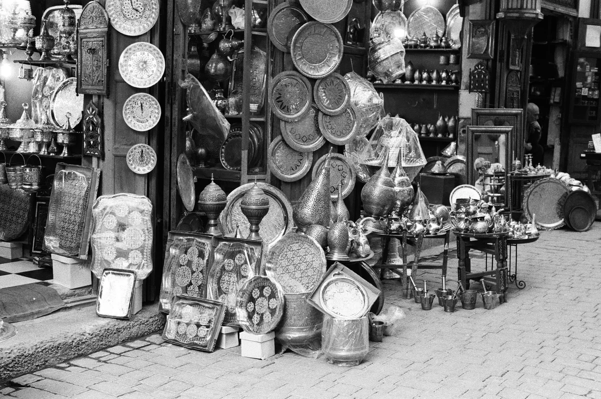 Lanterns_Metal Dishes_Storefront_B&W_web.jpg