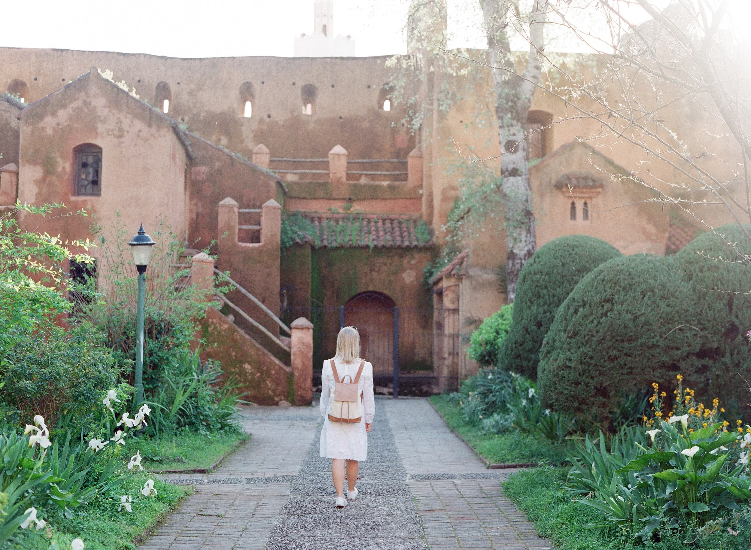 Allison Walking Away Inside Casbah in Chefchaouen.jpg