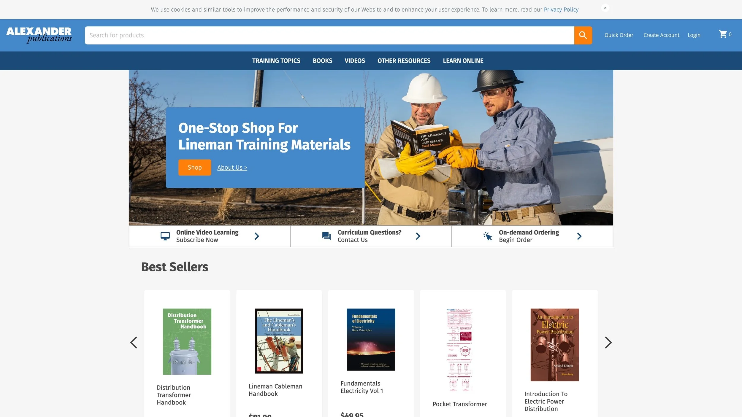 Alexander Publications home page for their website