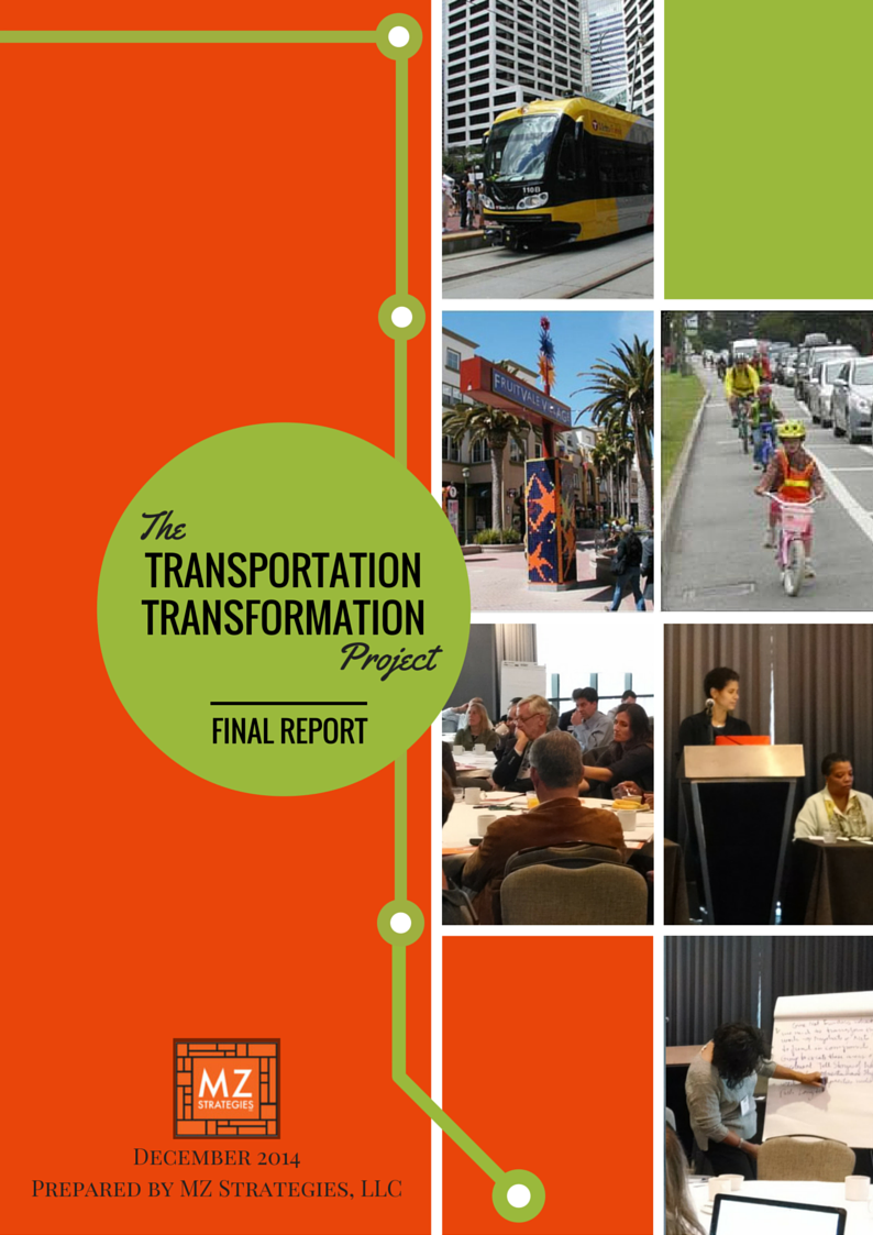 The Transportation Transformation Project page provides key documents prepared for this year-long strategic planning and research study funded by Ford, Surdna and Rockefeller Foundations and TransitCenter, including the final report with recommendations for funders and advocates.