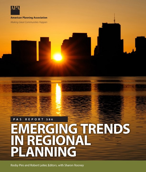 Regional planning is alive and thriving across the United States. Emerging trends include greater regional engagement in economic planning, resilience and sustainability, and cutting edge technologies to solve problems and engage the public. Download the report to learn more.
