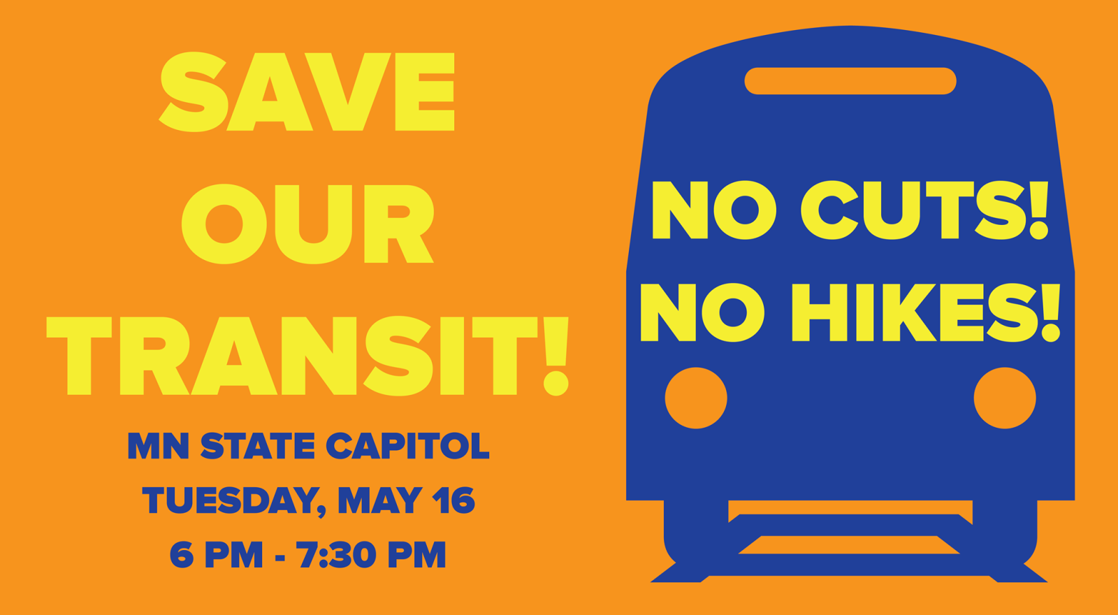 Groups are rallying in Minnesota this week to save transit.