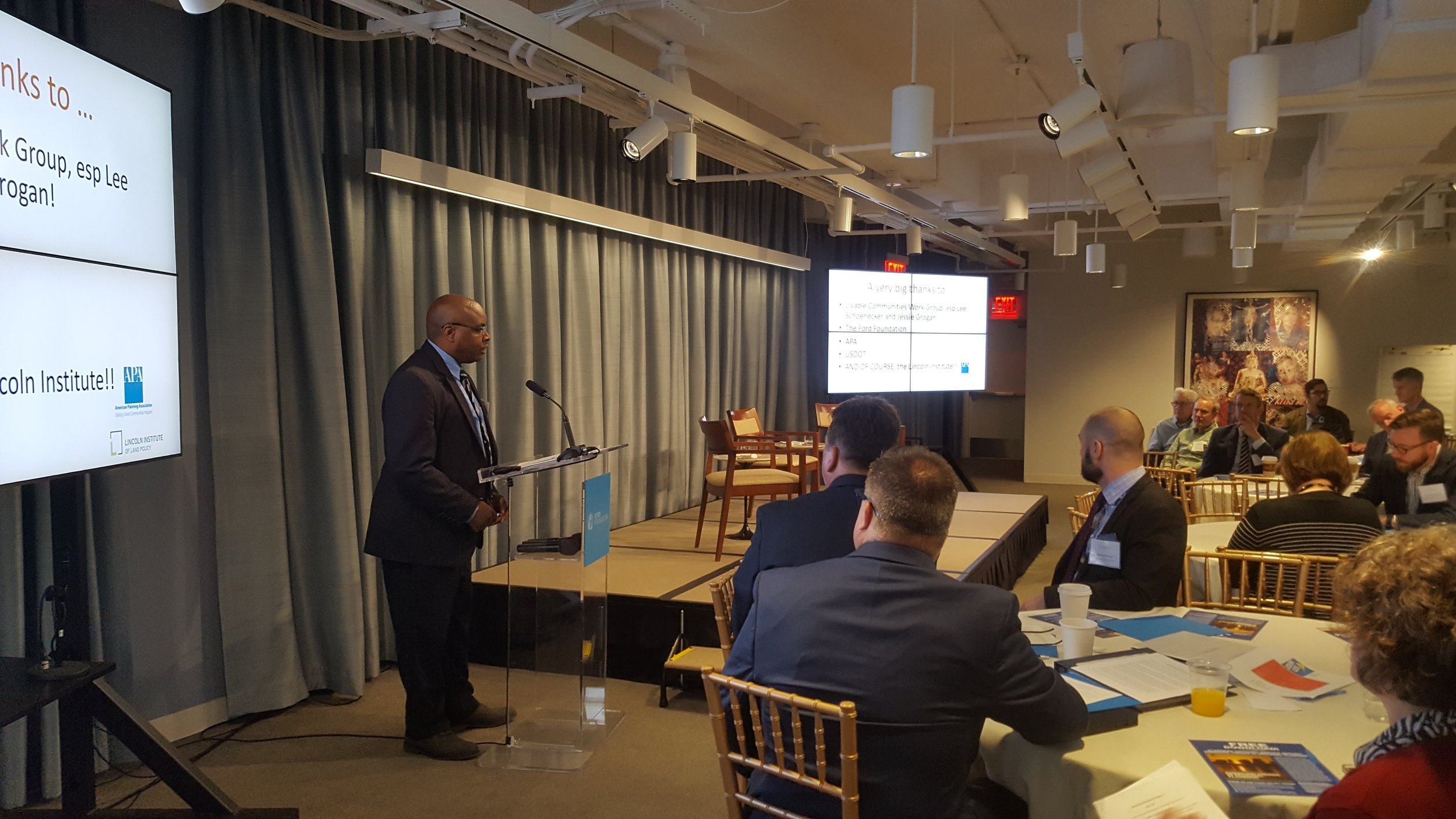 Fleming El-Amin from the Federal Highway Administration spotlighted a number of regional planning resources.