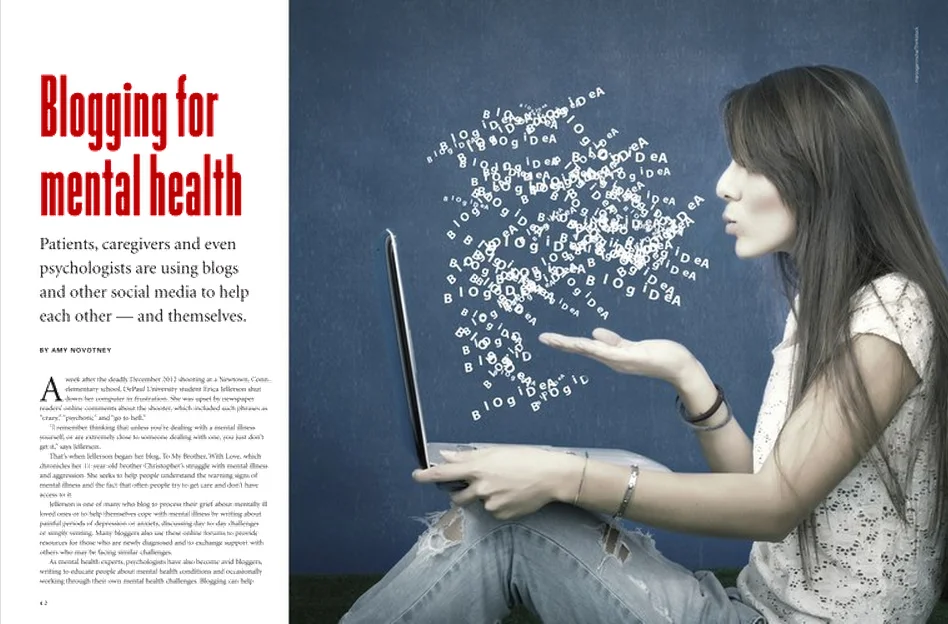 Ali Mattu blogging for mental health 