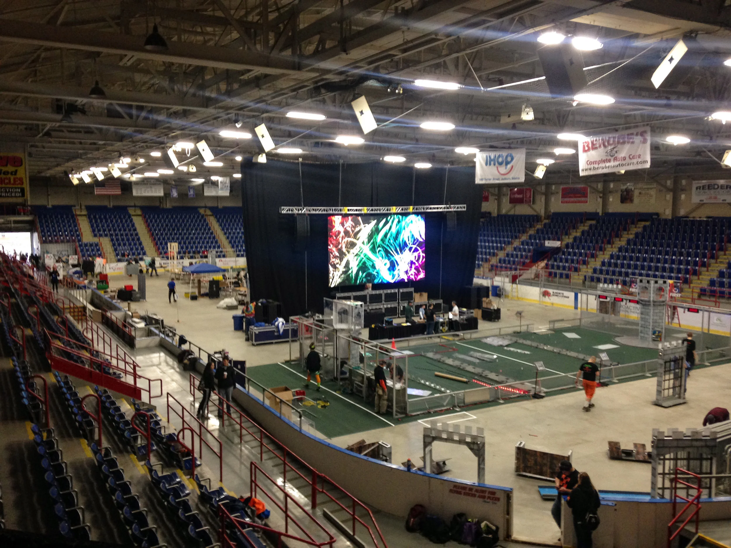 Pine Tree District Event - Preparing the Field