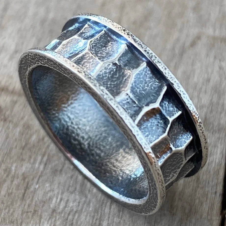 Carved Ring at Denver Jewelry Studio