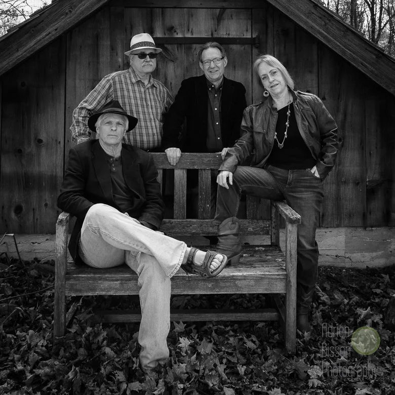 Before the weather became arctic, I worked with a local band called Trusting Fate - at a farm!