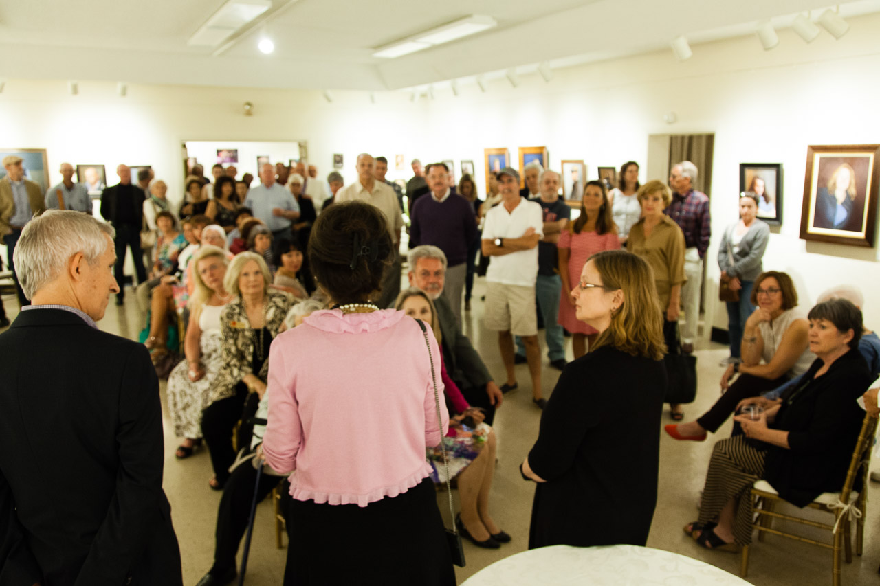 The Portrait Experience reception at the Whistler House Museum of Art