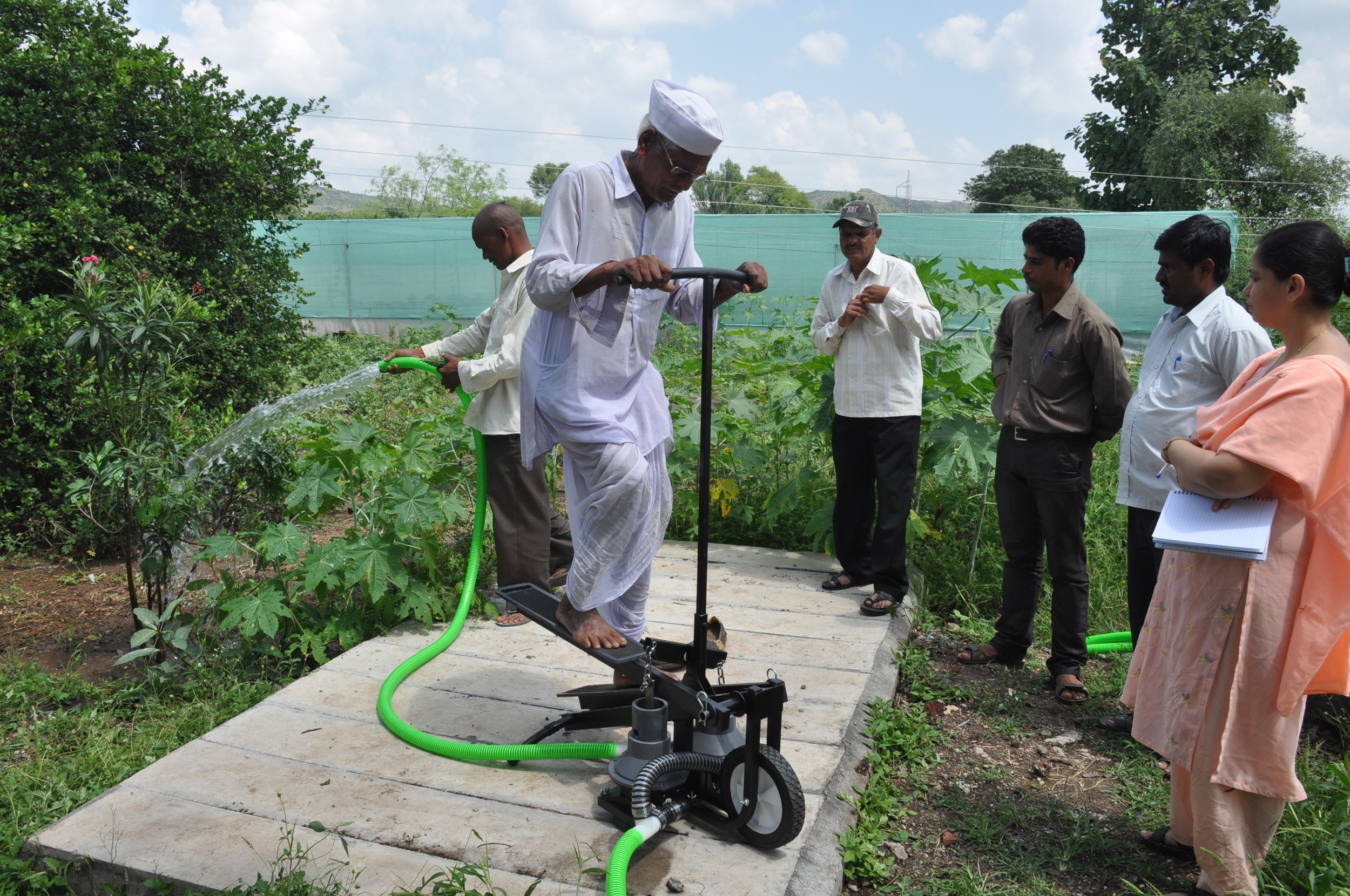 Pump onsite in India