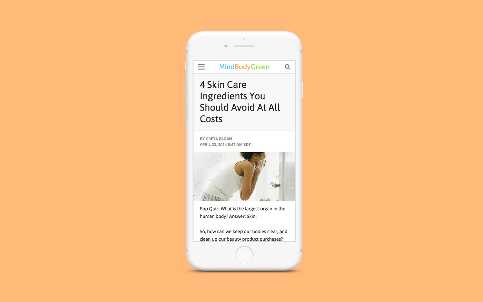 "Liang got us on track at an important stage of our growth. It's hard to find people that can do research, design, UX, ask questions, and do more than what's asked." —Jason Wachob, CEO & Founder of MindBodyGreen