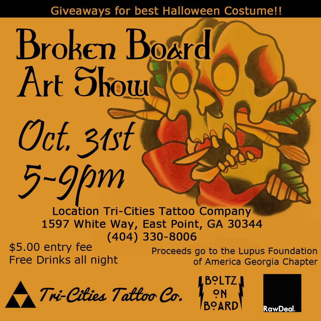 Broken Board Oct, 31 2015