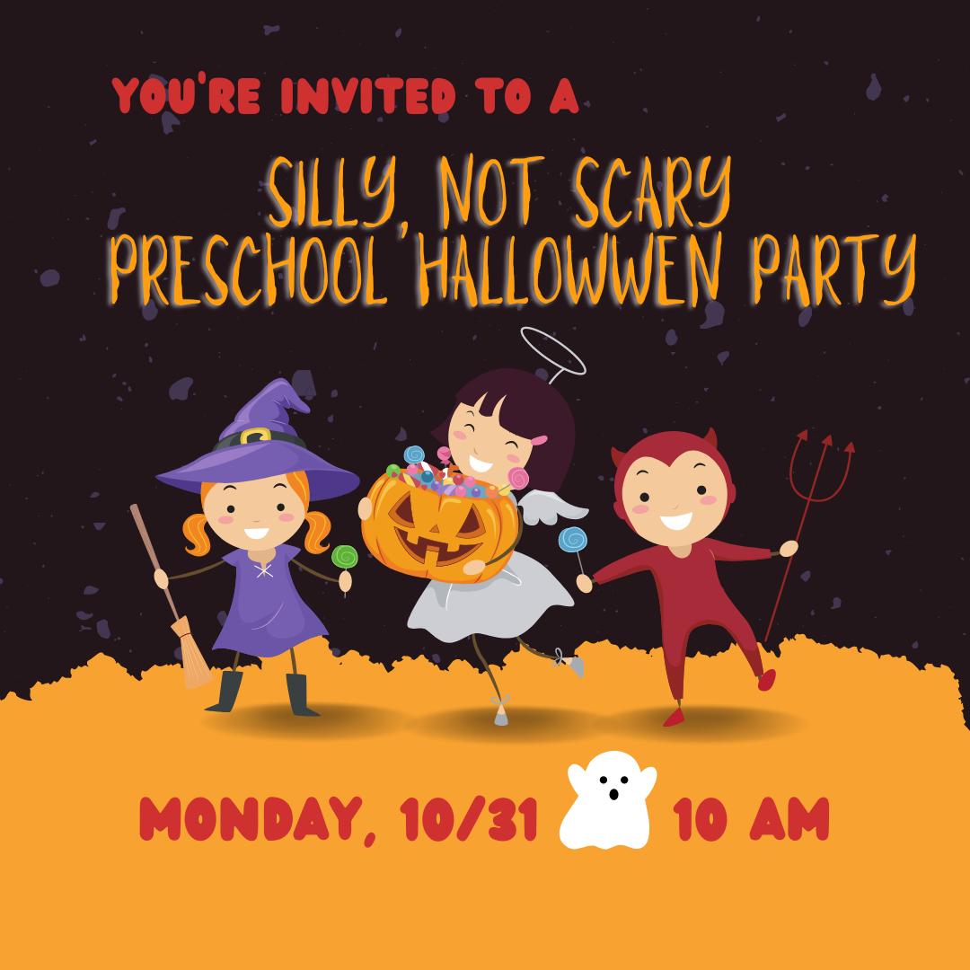Silly, not Scary Preschool Halloween Party