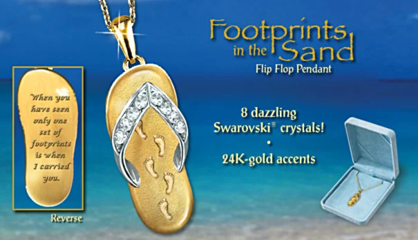 Footprints in the Sand Pendant