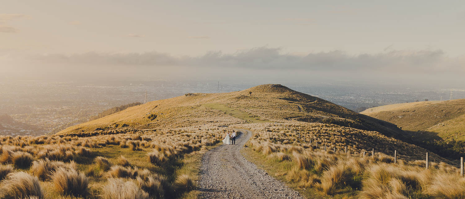 Christchurch wedding at the port hills