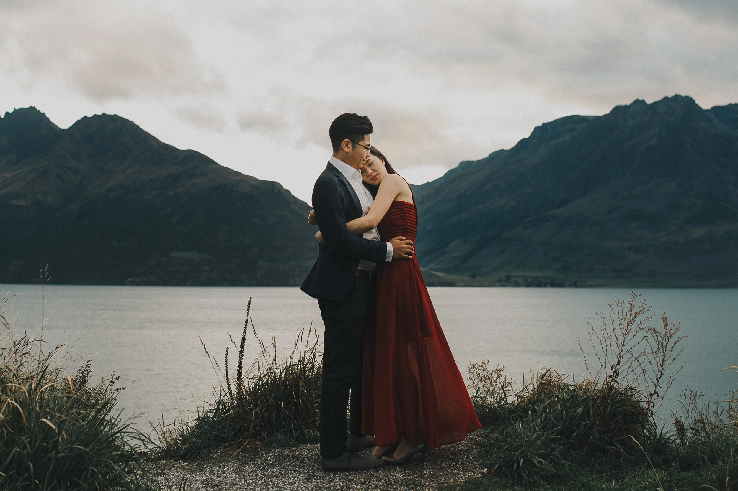 Jacks Point, Queenstown. Pre-wedding photos