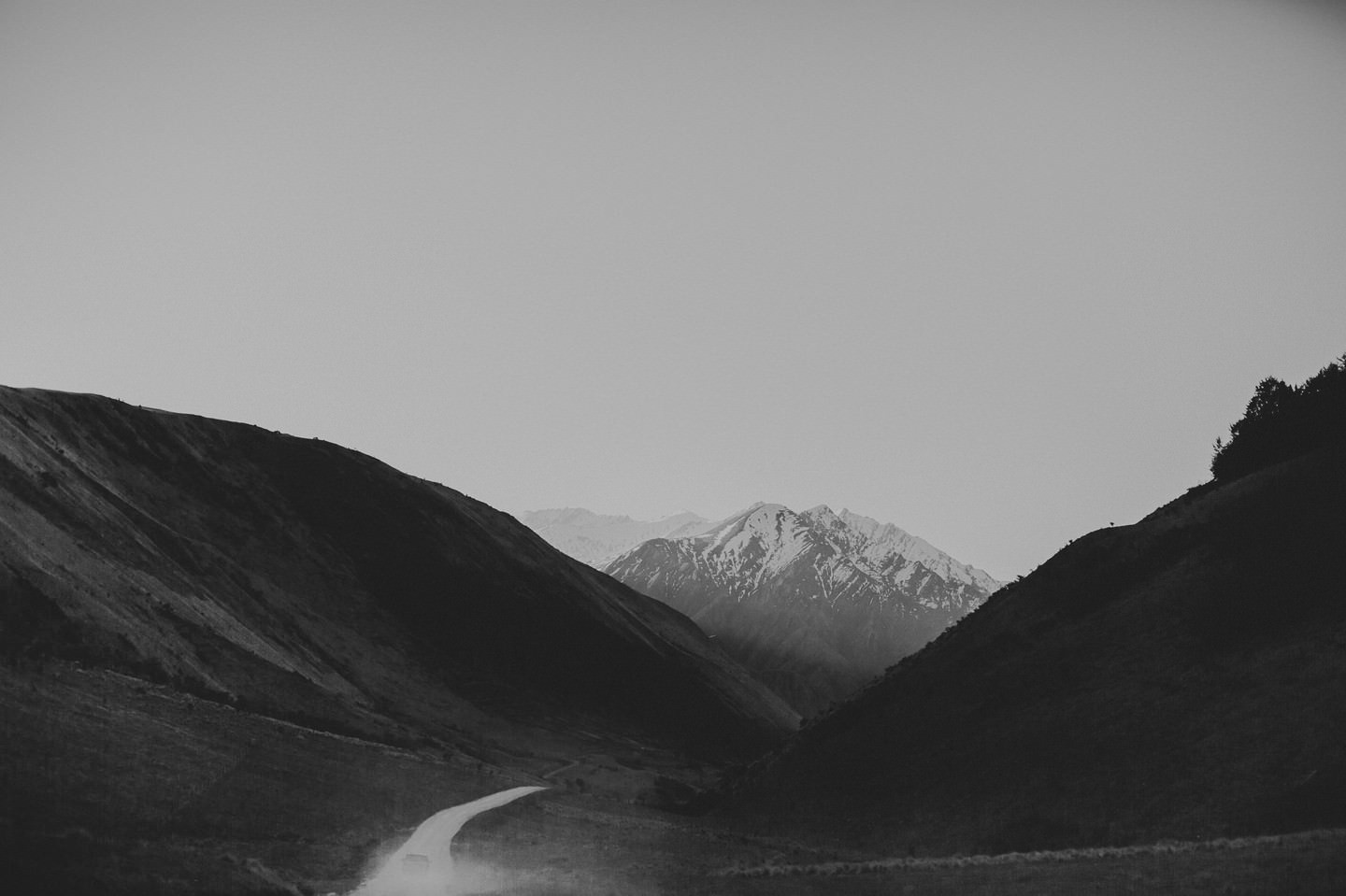Lake Moke at sunset in Queenstown