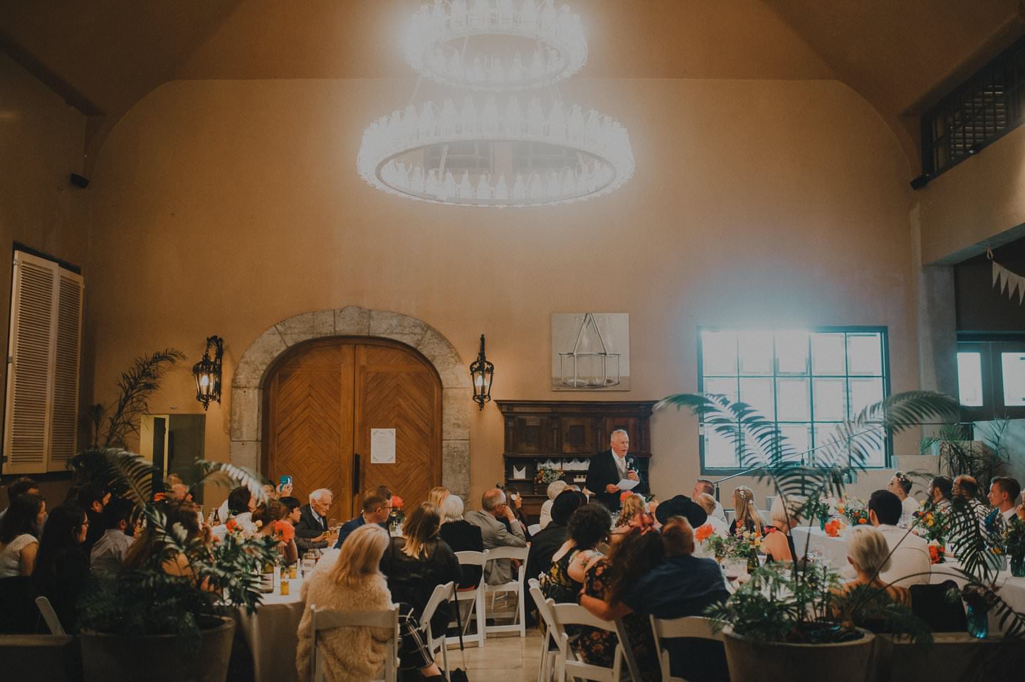 Speeches at wedding reception at the Milk Station Otaki