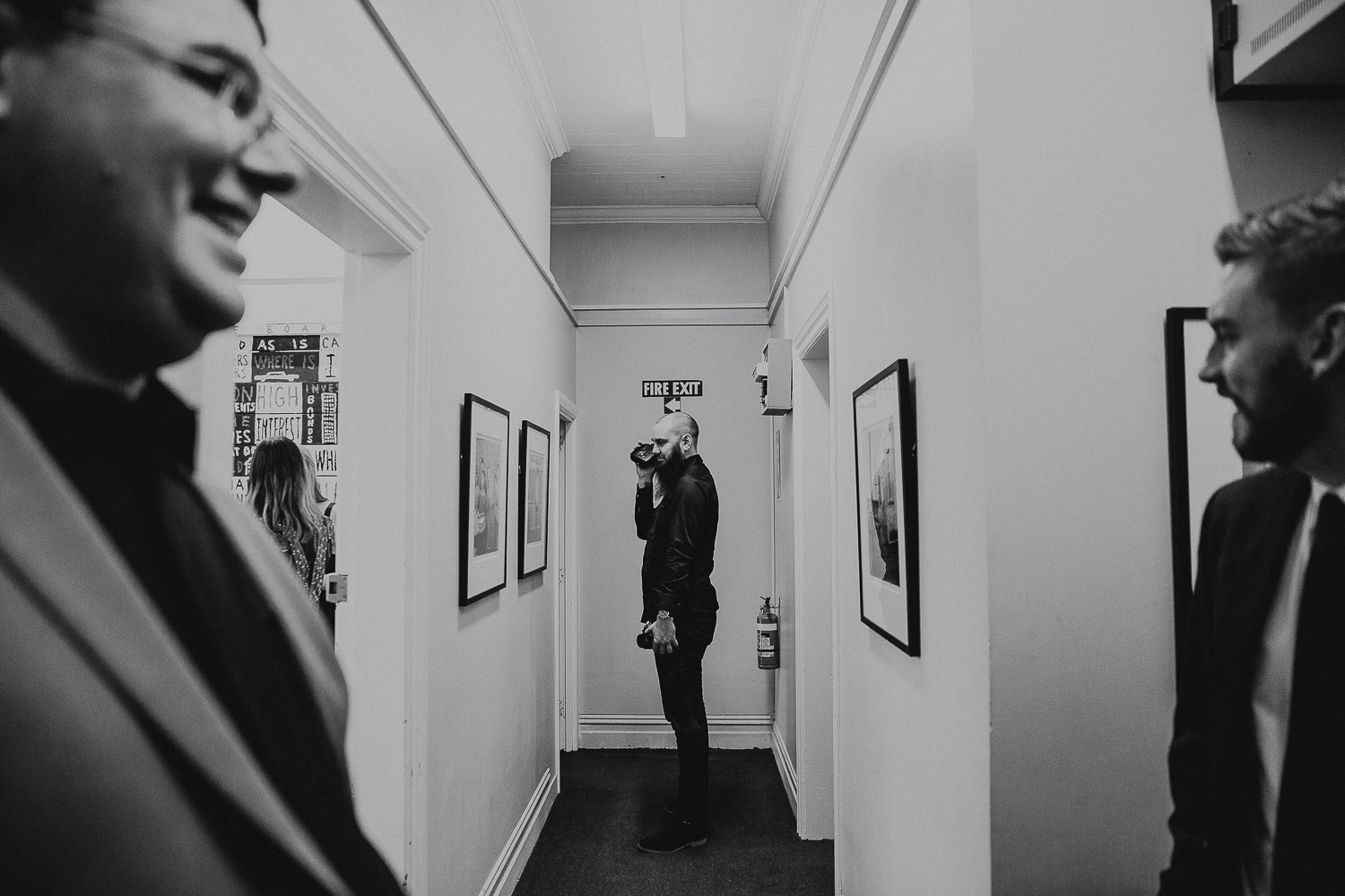 Candid wedding photography