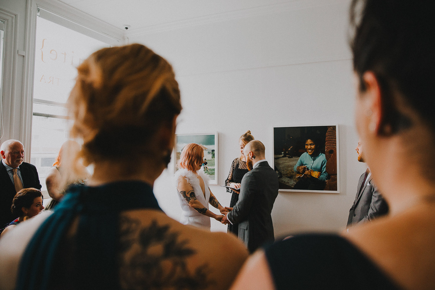 Intimate meaningful wedding ceremony