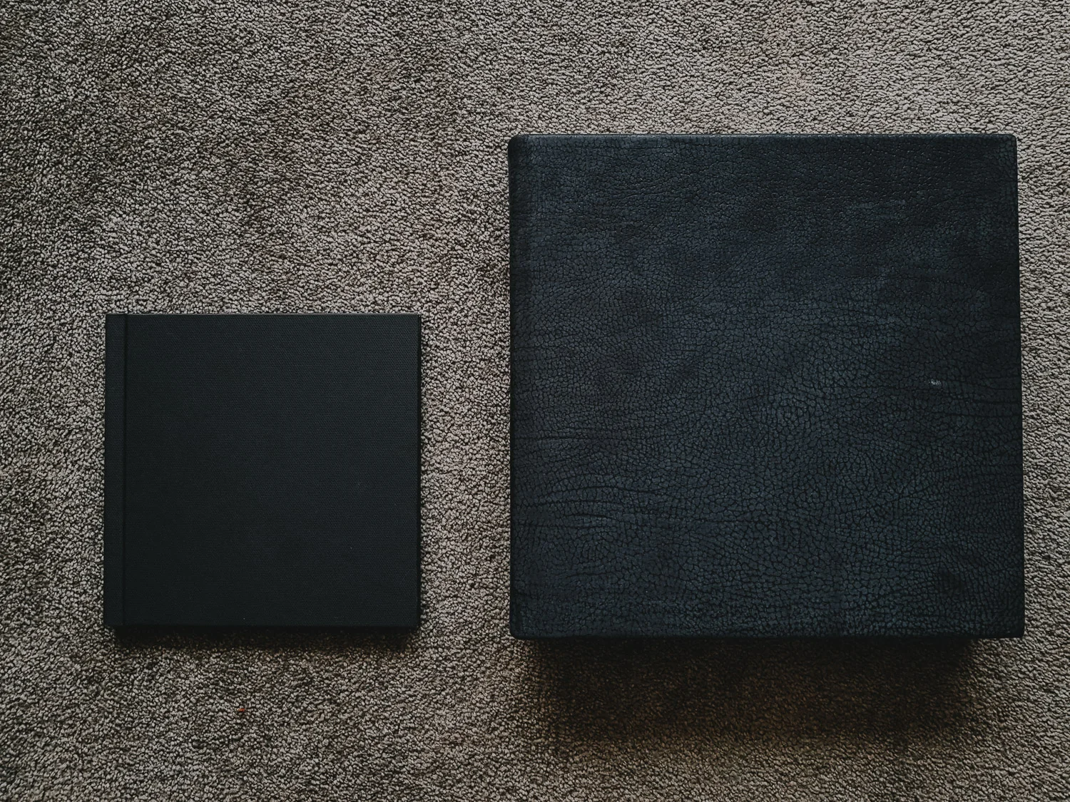 8 x 8" Photobook vs 12 x 12" Flushmount Album