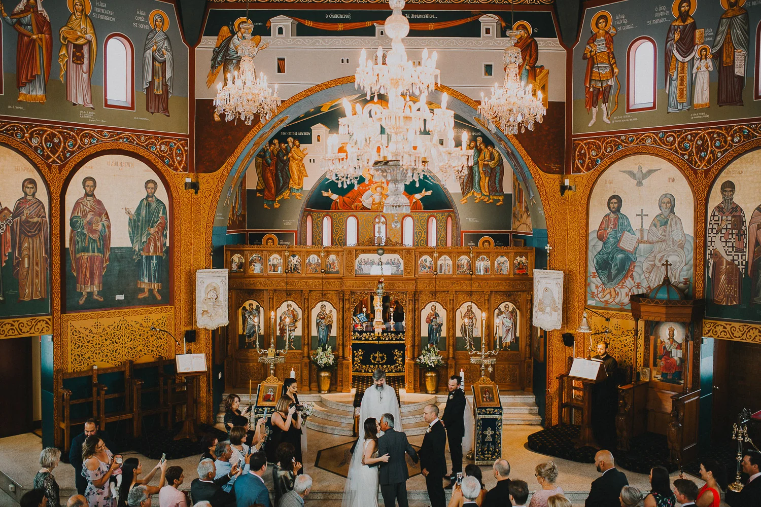 Stunning orthodox greek wedding