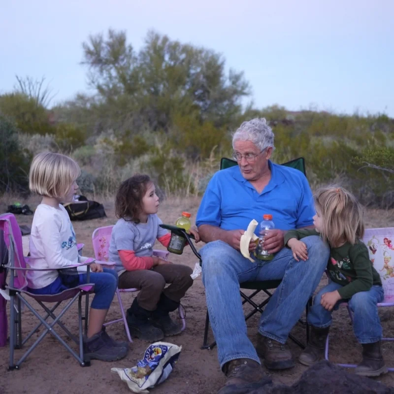 Paul Dayton, educating the next generation (while rehydrating)