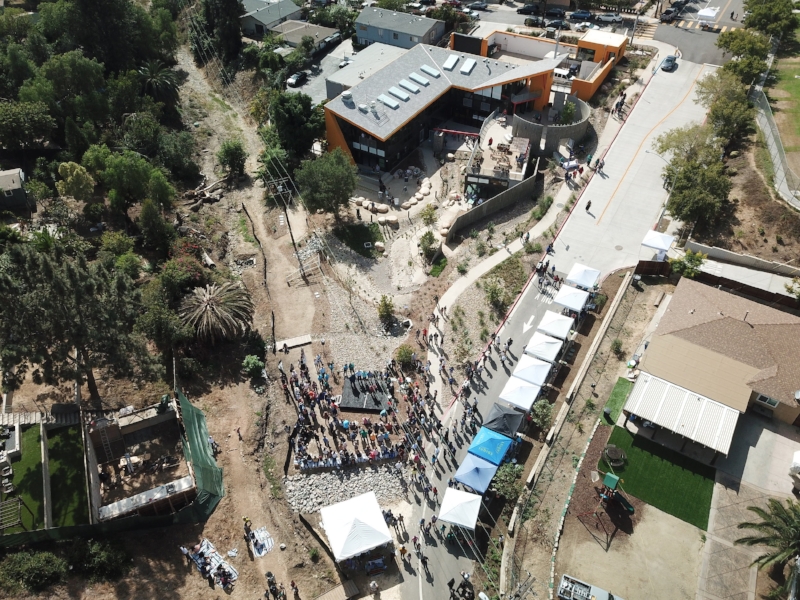 Preparing for the grand opening of the Living Lab