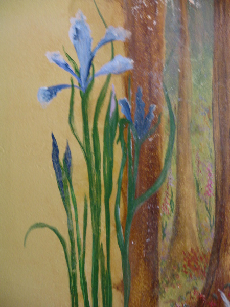 Iris: Close-up on Victorian Mural