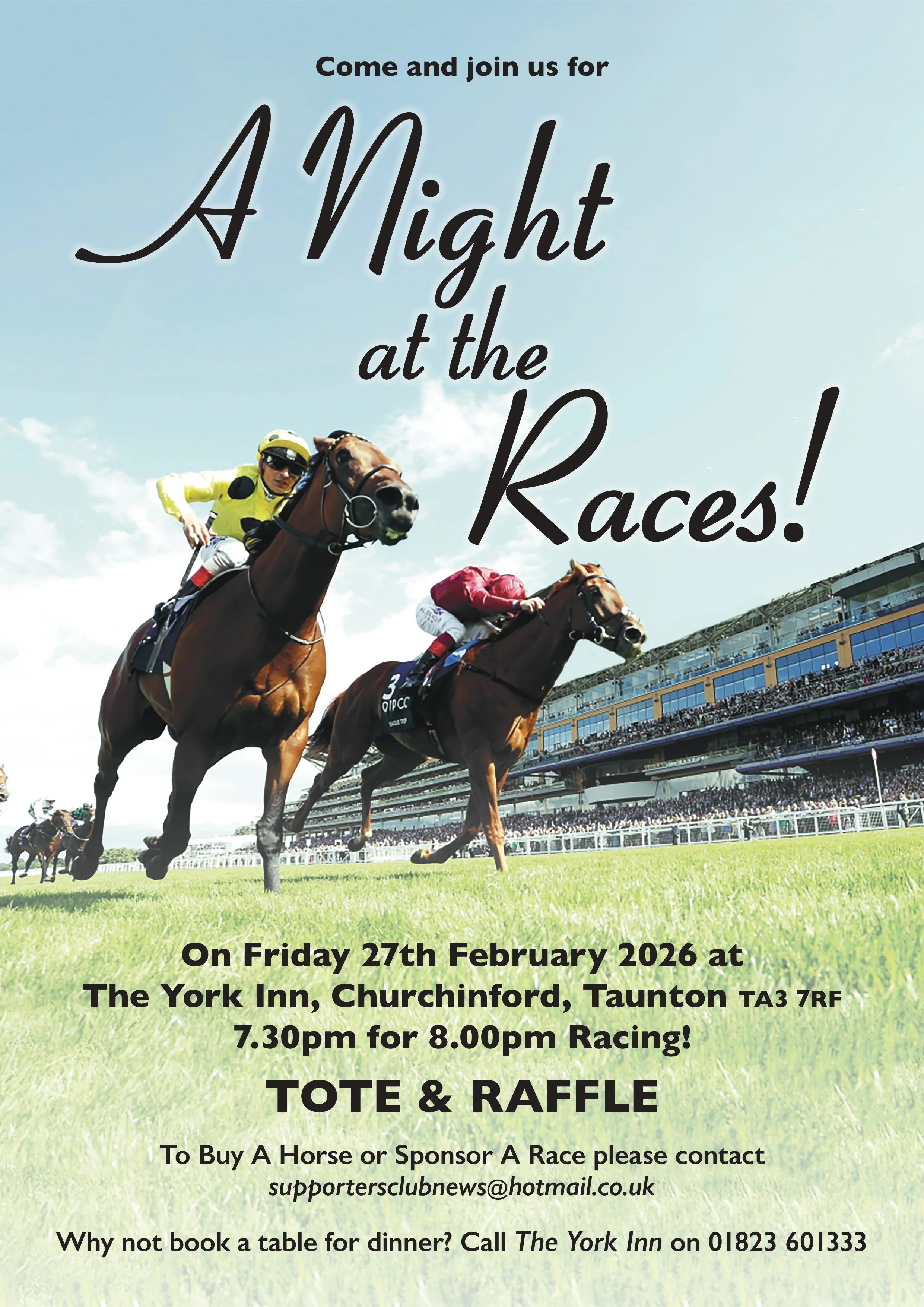 RACE NIGHT AT THE YORK INN