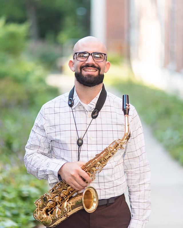 For today's &quot;Studio Sunday,&quot; we are featuring our teaching assistant, Ian Robinson!! Ian is a 2nd year graduate student from Baldwin, NY who completed his the Hartt School in Connecticut under Carrie Koffman. He plays alto in our Symphonic 