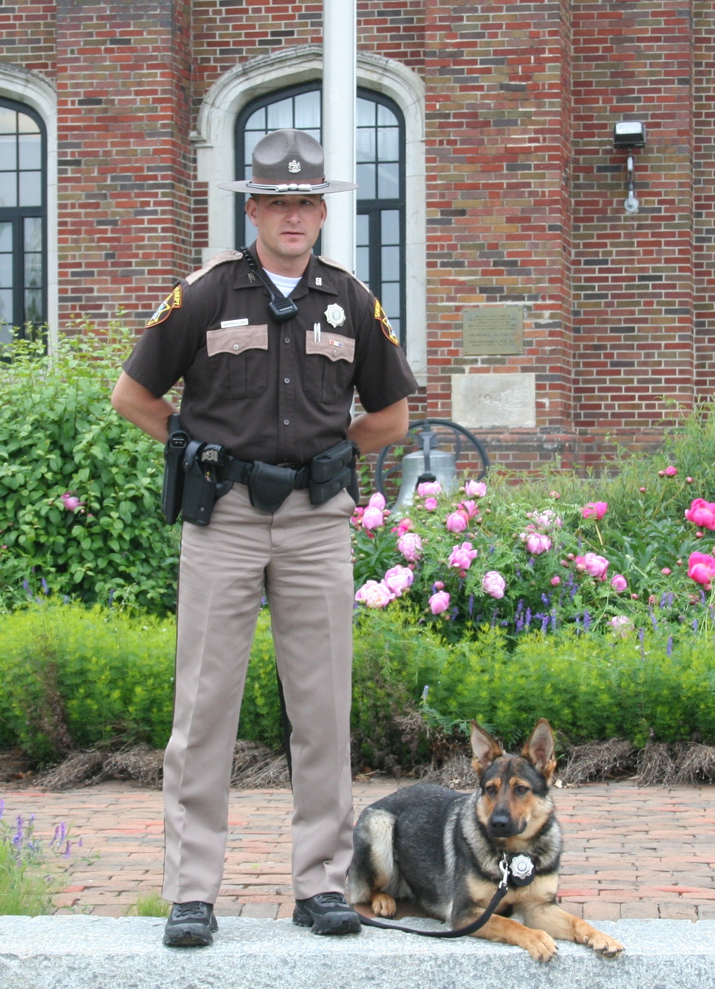 bbie Von Woden was sold to the Franklin County Sheriff's Department and is now a certified Patrol K9 and Narcotic Detection K9. She is doing very well with her handler, Deputy Chris Chase. "Abbie is exactly what I wanted. Thank you." Deputy Chris Chase, Franklin County Sheriff's Department