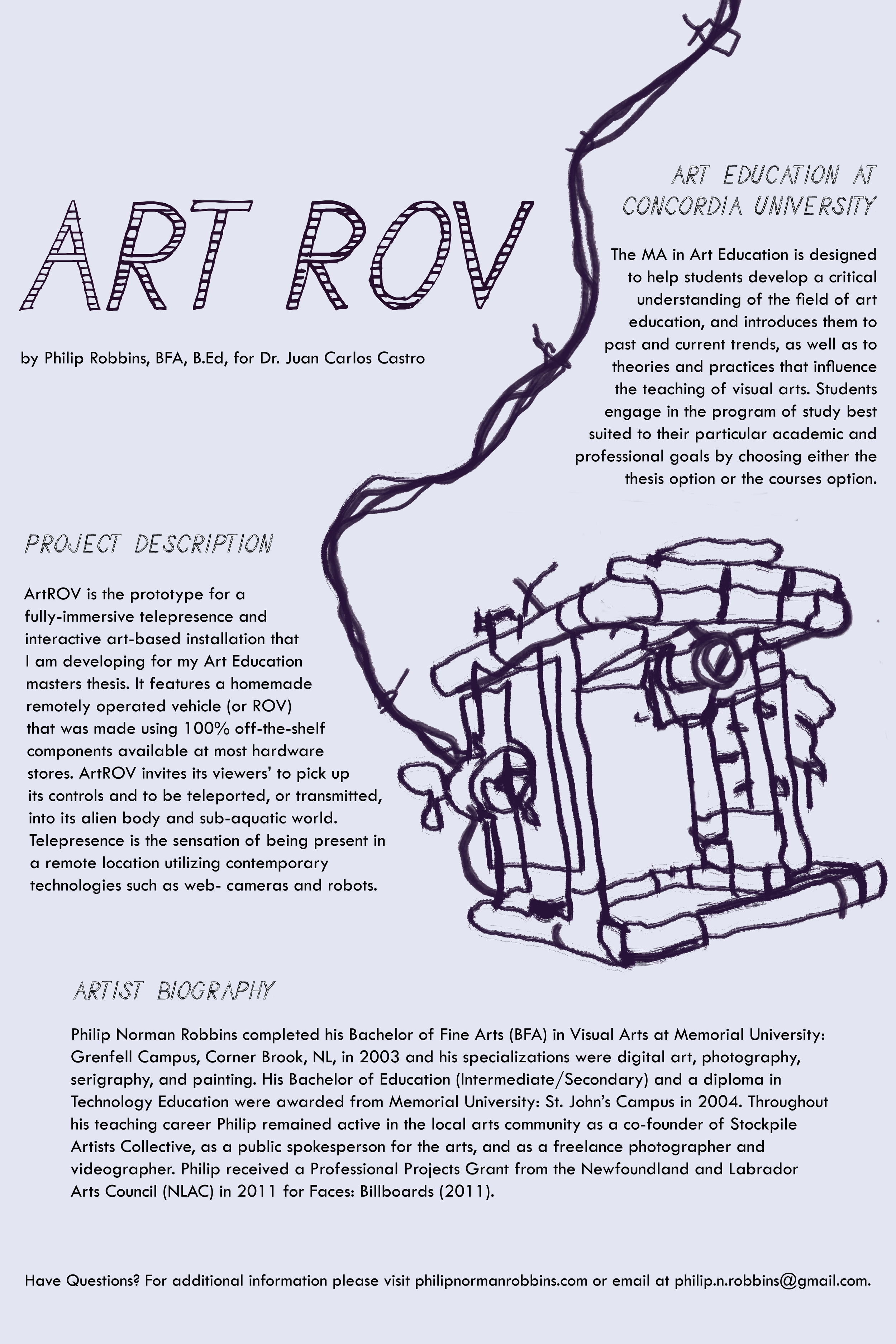 2012, ArtROV Poster