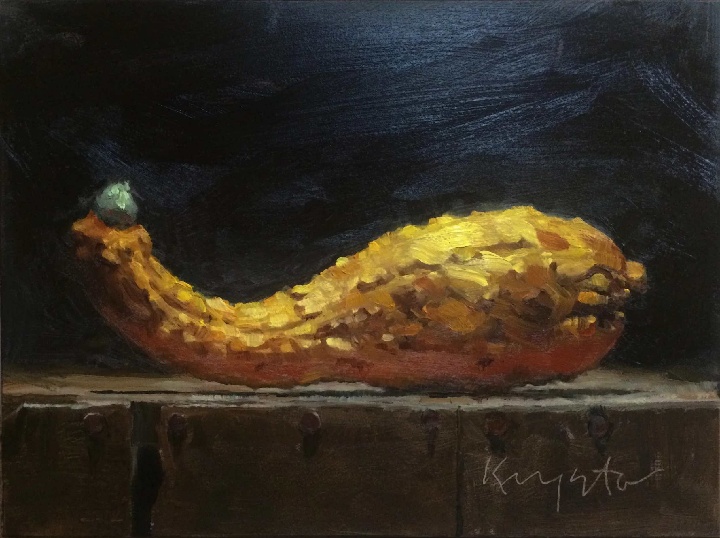 Out of My Gourd 8 x 6 oil on panel