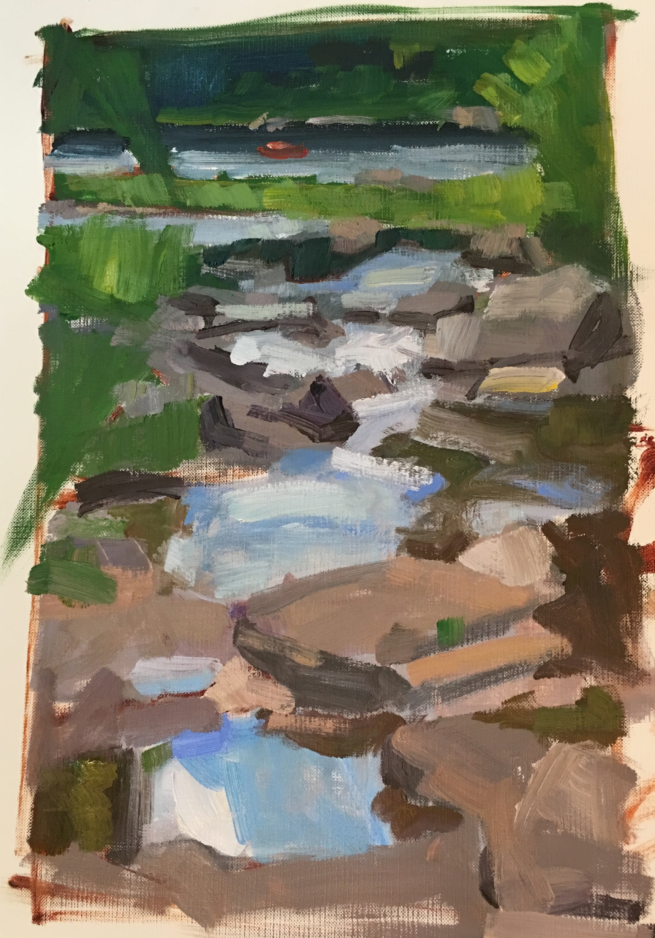 Ten Mile confluence with the Delaware Plein Air