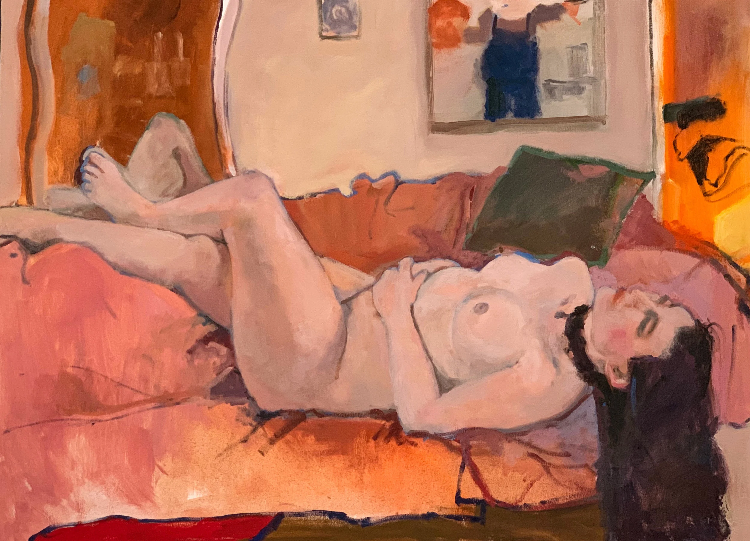 Untitled 30 x 40 oil on canvas WIP