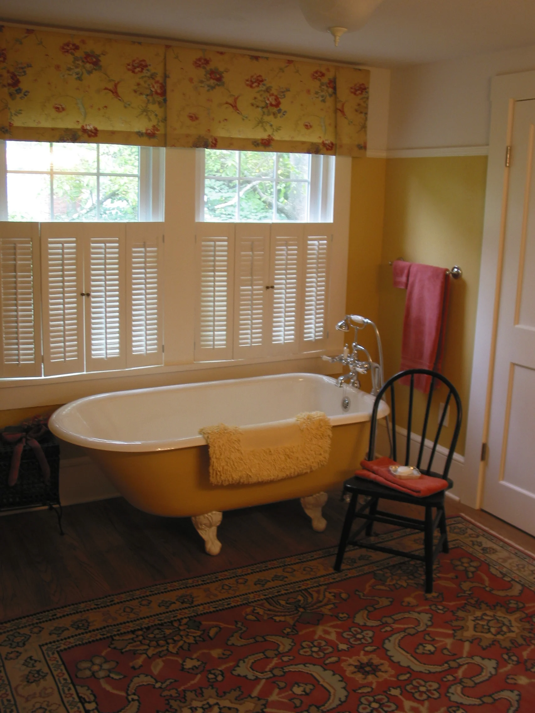 Murdock Residence. A second bedroom was converted to this stunning master bath designed to match the original style of the house.