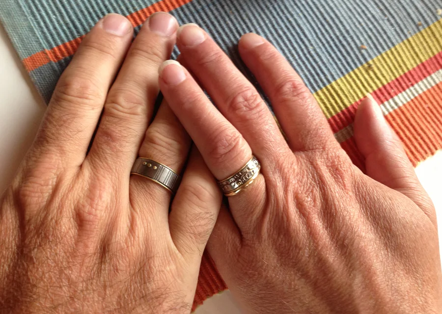 Celebrating 25 years with new rings by Tavia .